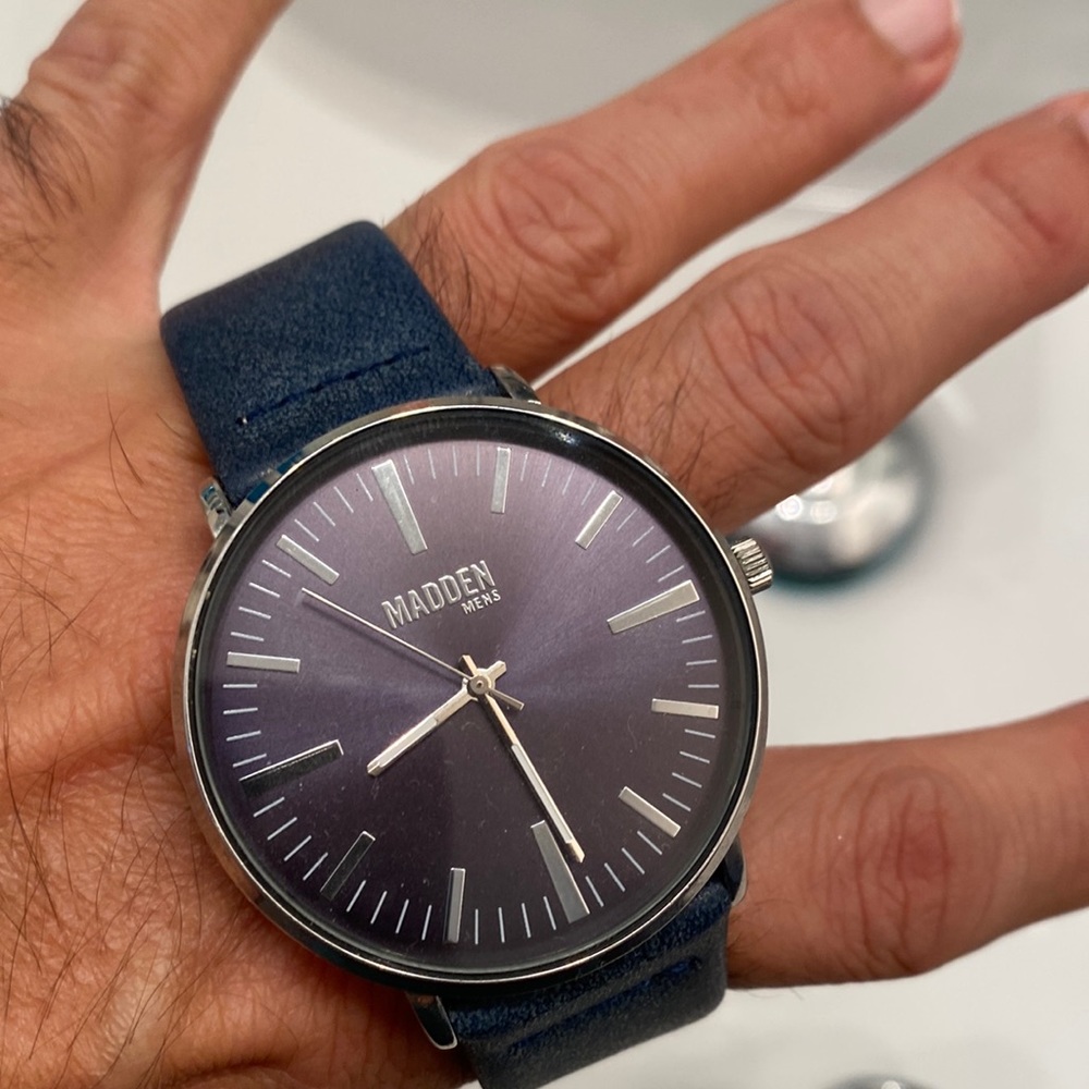 Blue men’s watch